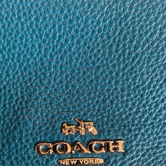 COACH  Horse & Carriage Green Handbag Purse - Picture 7 of 16
